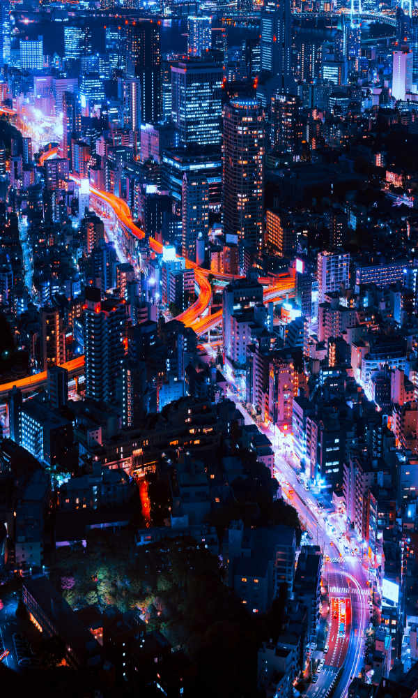 Image of downtown Tokyo to represent noise